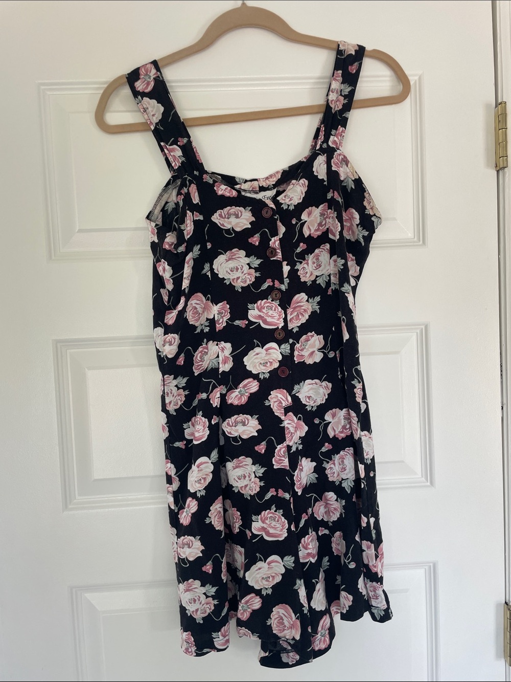 Vintage Bonnie Evans Floral Romper